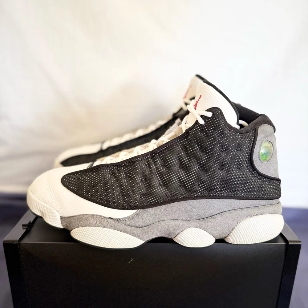 AUTHENTIC Jordan 13 Retro Black Flint size 12 DJ5982-060 2023 PRE-OWNED - Picture 2 of 8